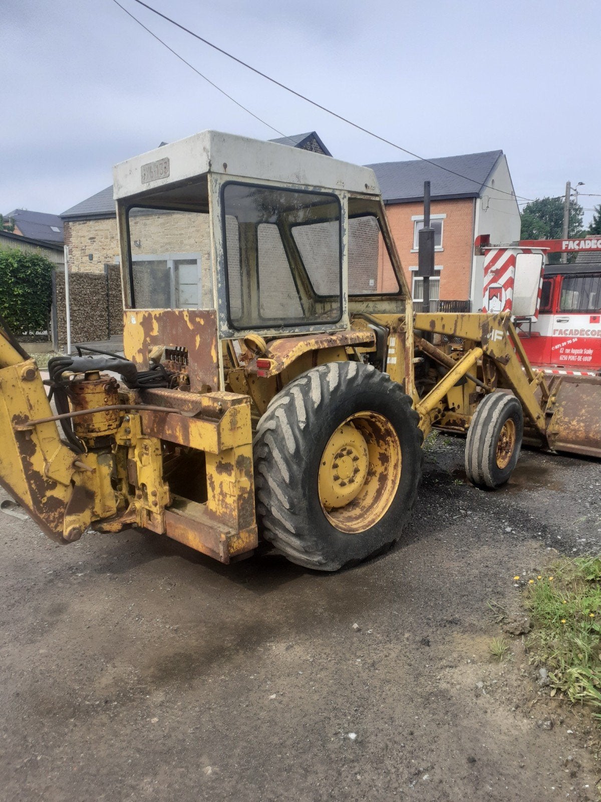 2 tractopelle massey ferguson diesel tournant, Enlèvement
