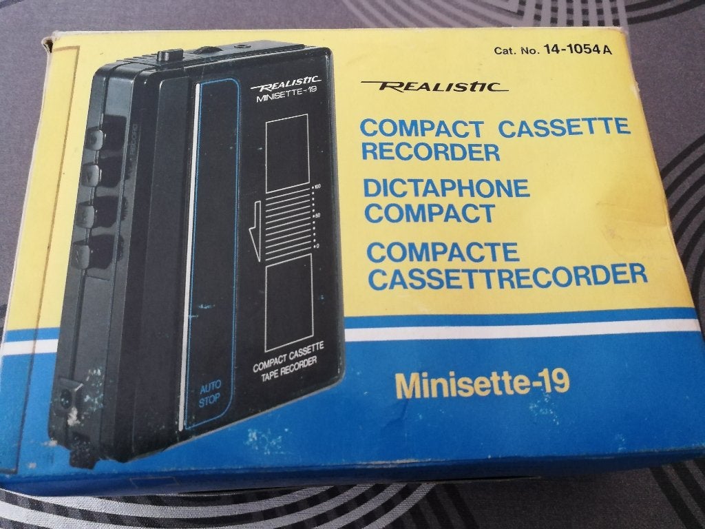 Realistic Minisette-19 uit 1990 ongebruikt, TV, Hi-fi & Vidéo, Enlèvement, Walkman ou Baladeur