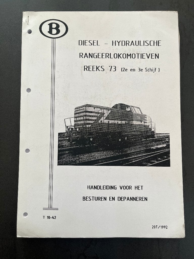 Handleiding besturen en depanneren HLR reeks 73 (NMBS/SNCB), Ophalen of Verzenden, Gelezen, Trein
