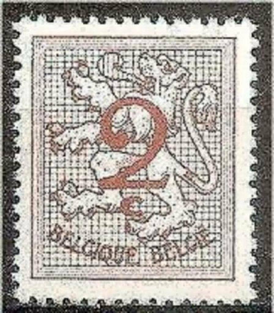 Belgie 1957 - Yvert/OBP 1026A - Cijfer op heraldieke le (PF), Postzegels en Munten, Postzegels | Europa | België, Verzenden, Postfris