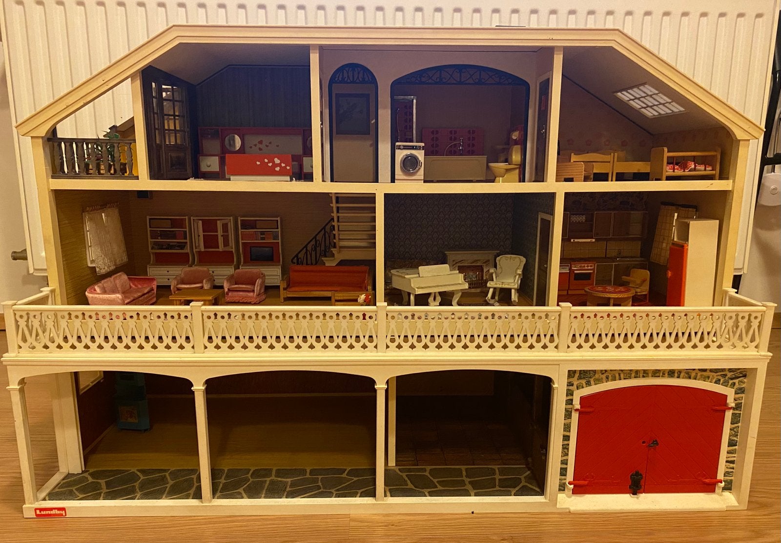 Lundby poppenhuis uit de jaten 70/80, Ophalen, Gebruikt, Poppenhuis