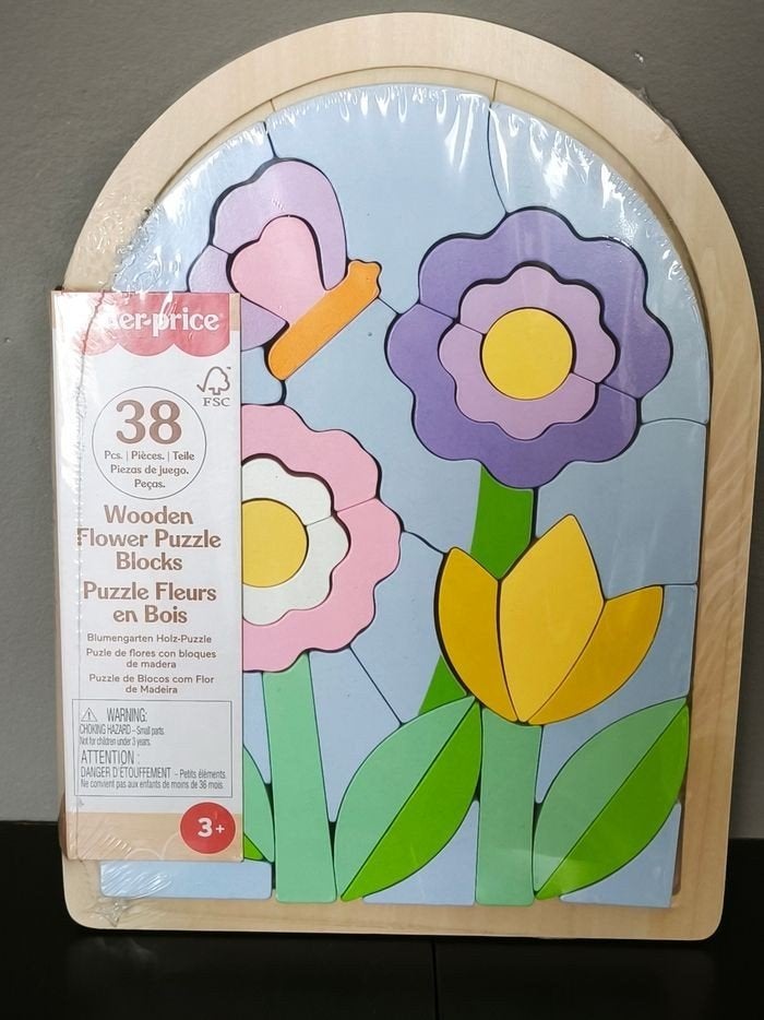 Puzzles fleurs en bois, Enlèvement ou Envoi, Neuf, En bois