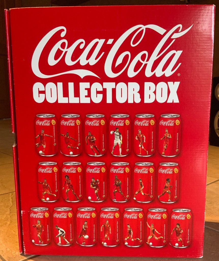 Coca-Cola Rode Duivels Verzamelbox WK 2018 – Vol & Ongeopend, Ophalen, Zo goed als nieuw