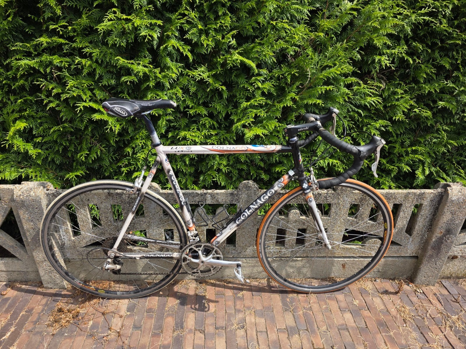 Gepersonaliseerde Colnago racefiets, Fietsen en Brommers, Velgrem, 15 tot 20 versnellingen, Ophalen, Overige merken