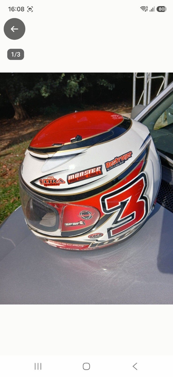 CASQUE MOTO INTEGRAL TAILLE M PRIX 30 EUR, Motos, Enlèvement, M
