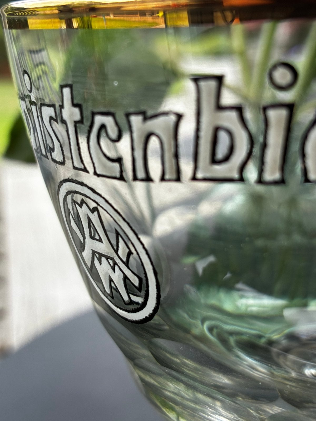 Verre émaillé Westmalle, Enlèvement, Comme neuf