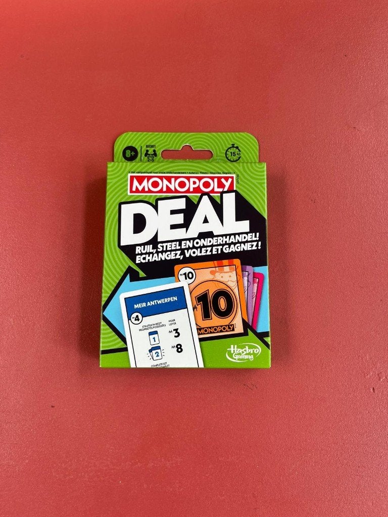 Monopoly Deal kaartspel, 1 ou 2 joueurs, Enlèvement ou Envoi, Neuf, HASBRO