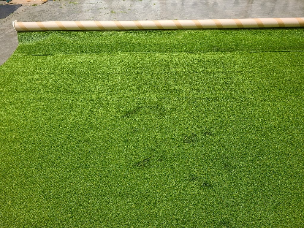Stukje kunstgras met fabricagefout 90% korting pr, Ophalen, Nieuw, Minder dan 10 m², Kunstgras