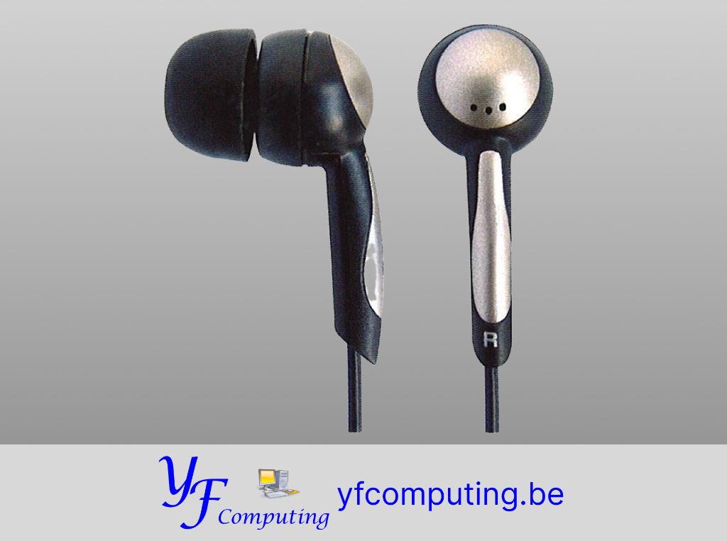 Mini écouteur stéréo 3,5 mm – Câble 1,8 m – Neuf, Neuf, Enlèvement ou Envoi, Autres marques, Intra-auriculaires (In-Ear)
