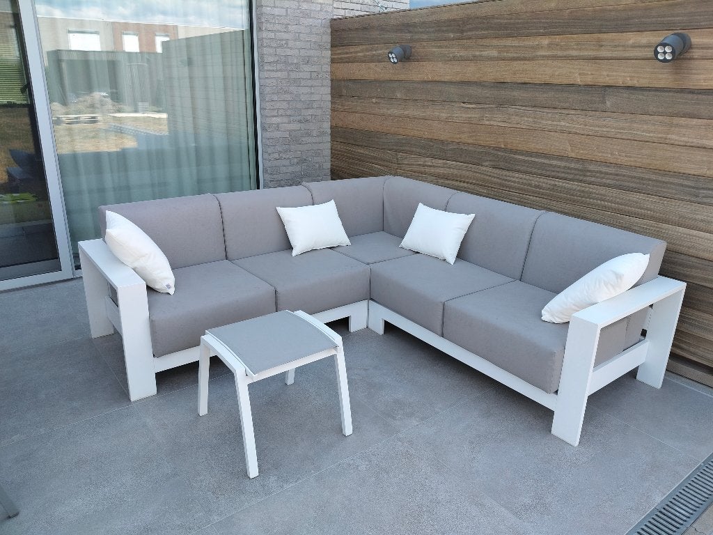 loungeset, Ophalen, 5 zitplaatsen, Gebruikt, Bank