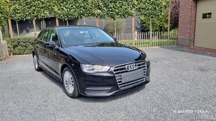 Audi a3 sportback 1.6 tdi 110 pk, Autos, Audi, Euro 6, Noir, 5 portes, Tissu