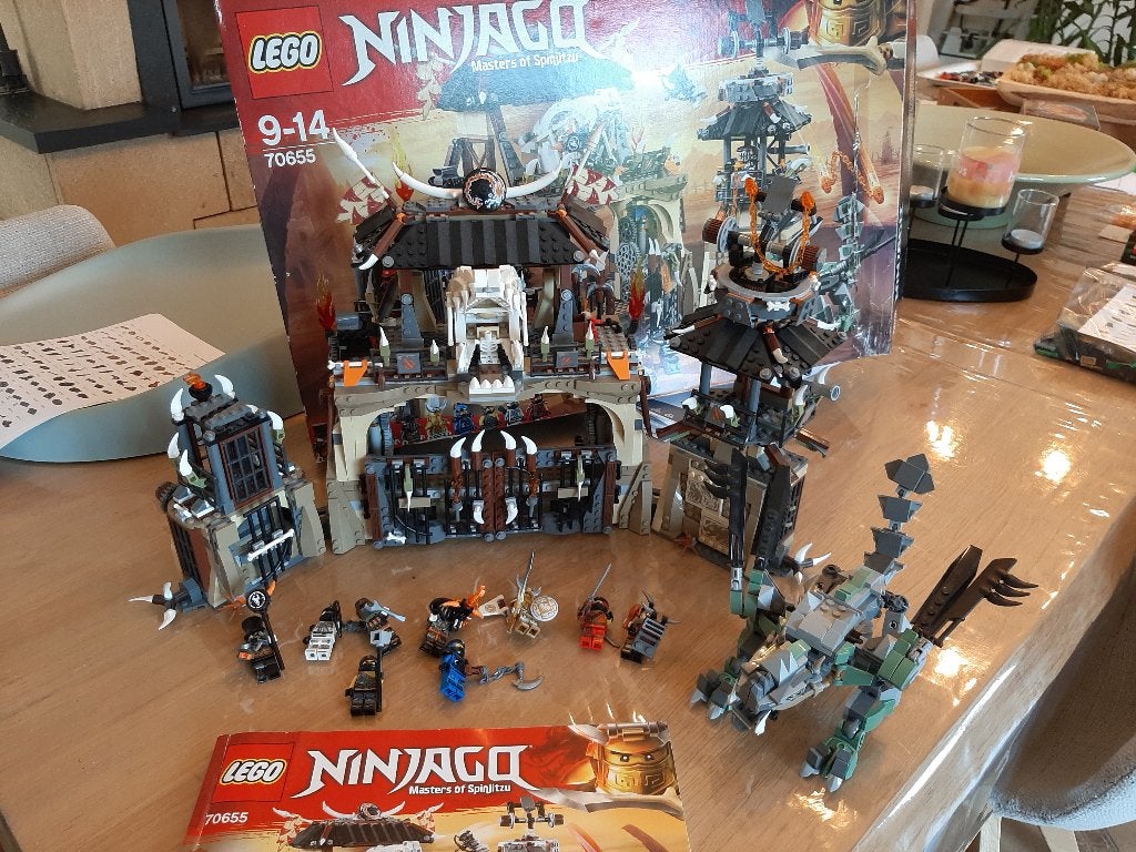 Lego Ninjago Set 70655 Dragon Pit, Lego, Ophalen of Verzenden, Zo goed als nieuw, Compleet