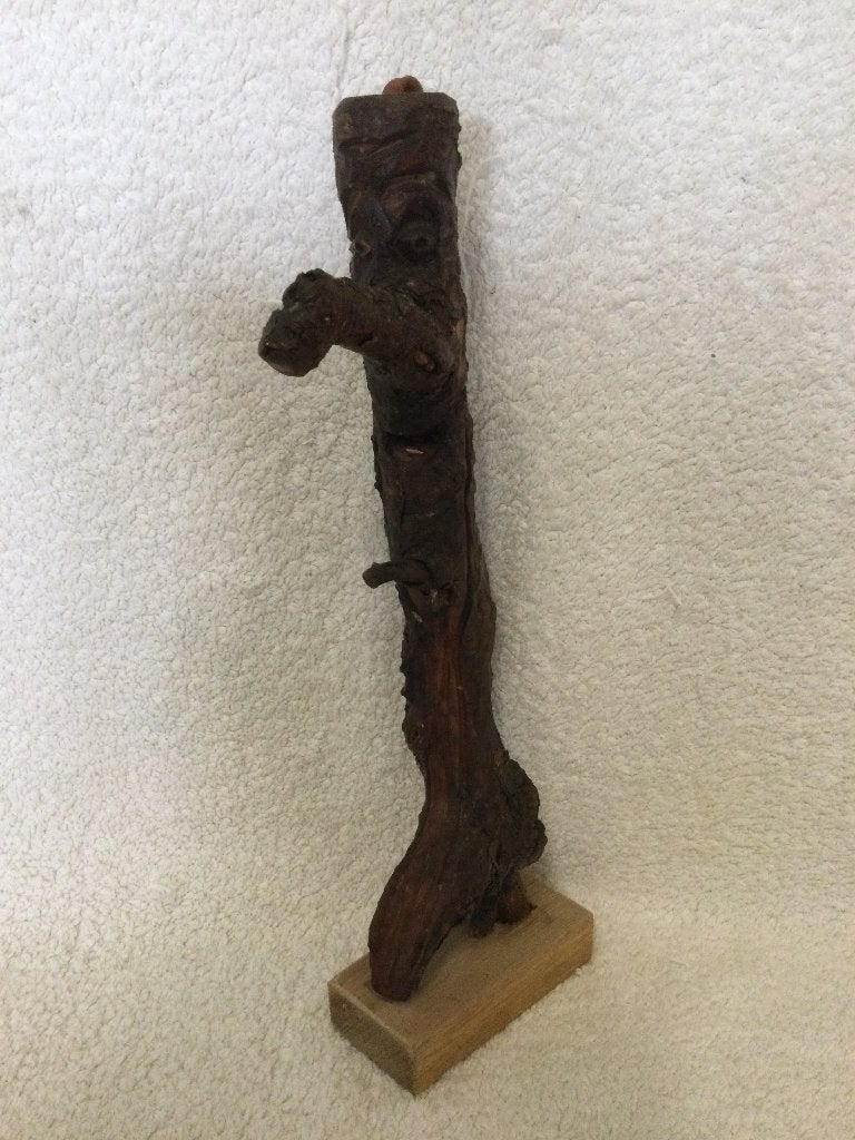 sprokkelhout boomgeest uit  Congo -+1940, Antiquités & Art, Art | Art non-occidental, Afrique, Brun, Bois, Marqué