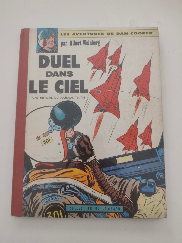 Dan Cooper – Duel dans le ciel - 1962, Plusieurs BD, Comme neuf, Albert Weinberg, Envoi