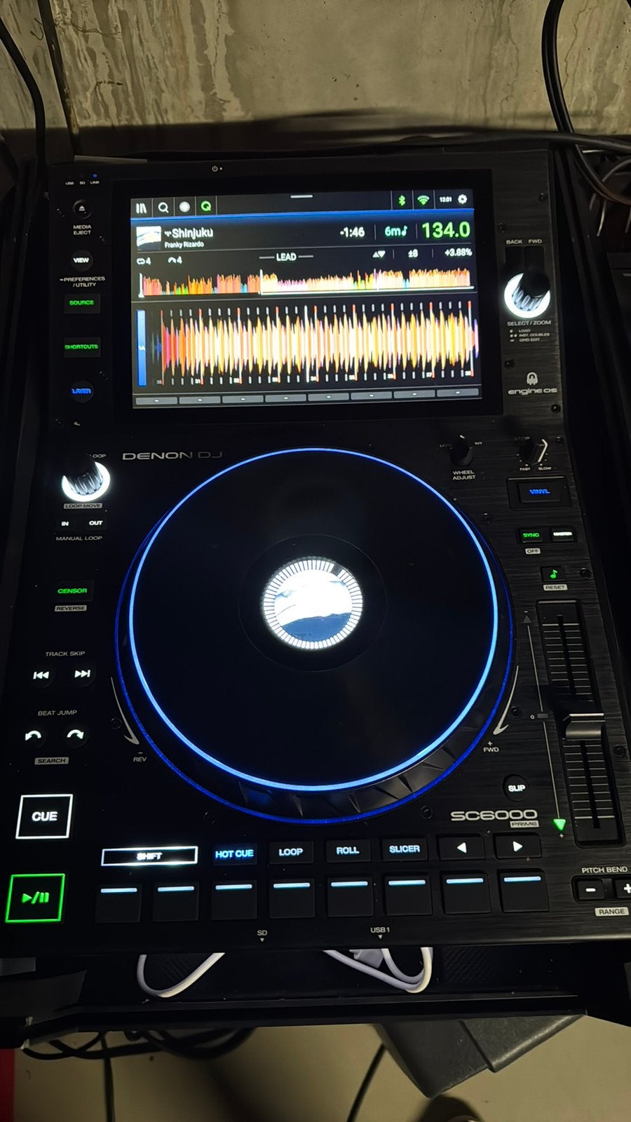 Denondj Sc6000 x2 + denondj x1850 + flightcase, Enlèvement, Comme neuf