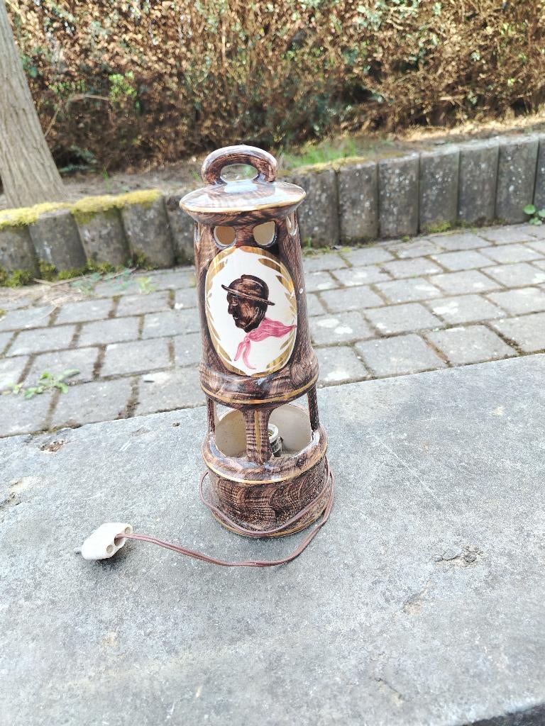 Beeldje mijnwerkerslamp, Antiquités & Art, Enlèvement