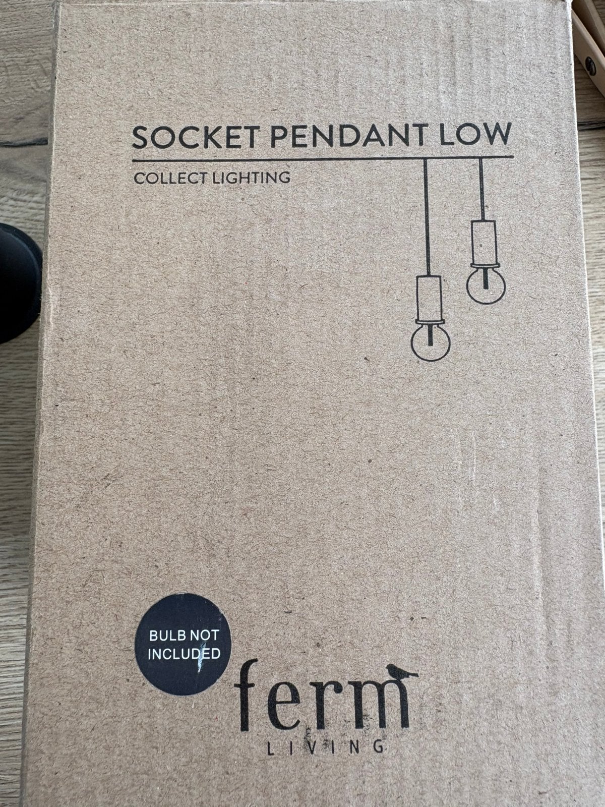 Ferm Living Socket Pendant Low, Maison & Meubles, Enlèvement, Comme neuf