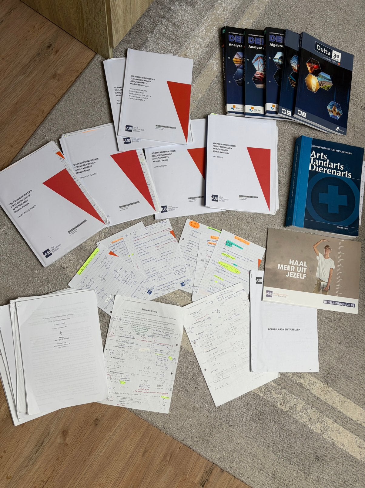 Compleet Studiepakket Toelatingsexamen Arts & Tandarts, Enlèvement, Utilisé, Secondaire, Biologie