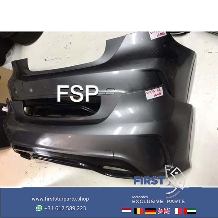 W176 Facelift AMG Achterbumper + Diffuser origineel A Klasse, Arrière, Utilisé, -, -