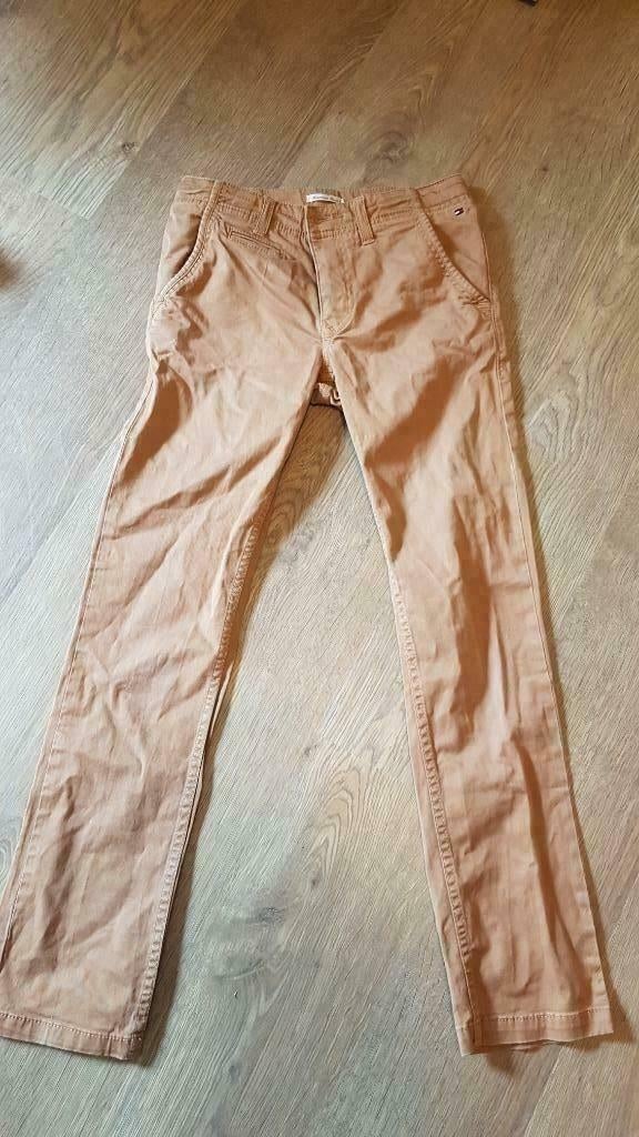 licht bruine broek cognac Tommy Hilfiger maat 140 - 146, Pantalon, Garçon, Enlèvement ou Envoi, TOMMY  HILFIGER.