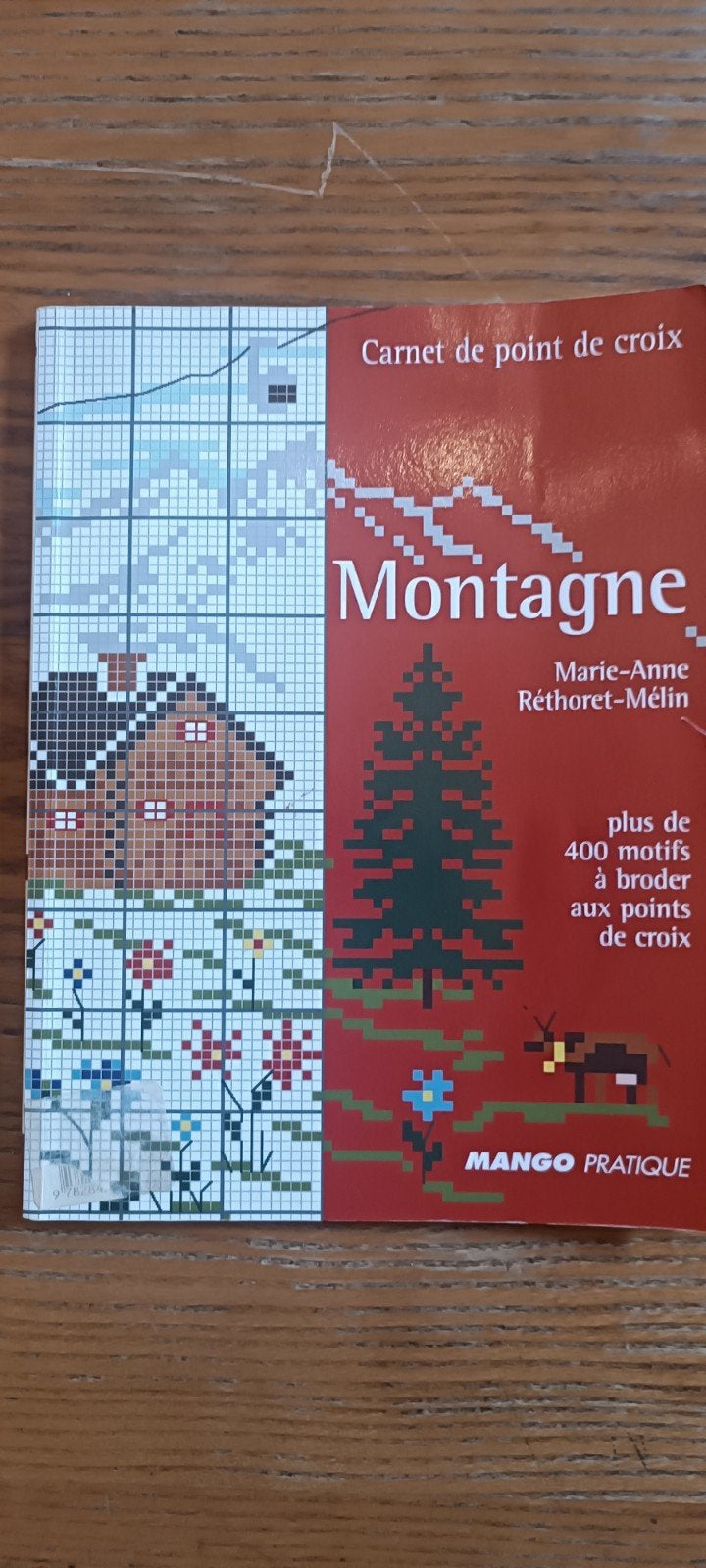 Carnet de point de croix * montagne * mango pratique, Enlèvement ou Envoi