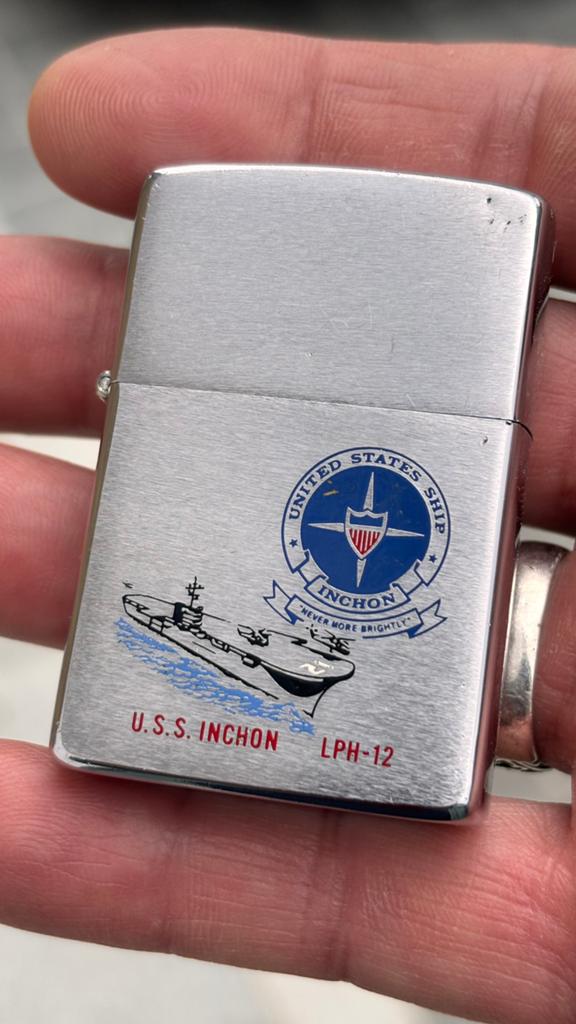 Zippo Navire marine vintage, Enlèvement ou Envoi, Utilisé, Briquet