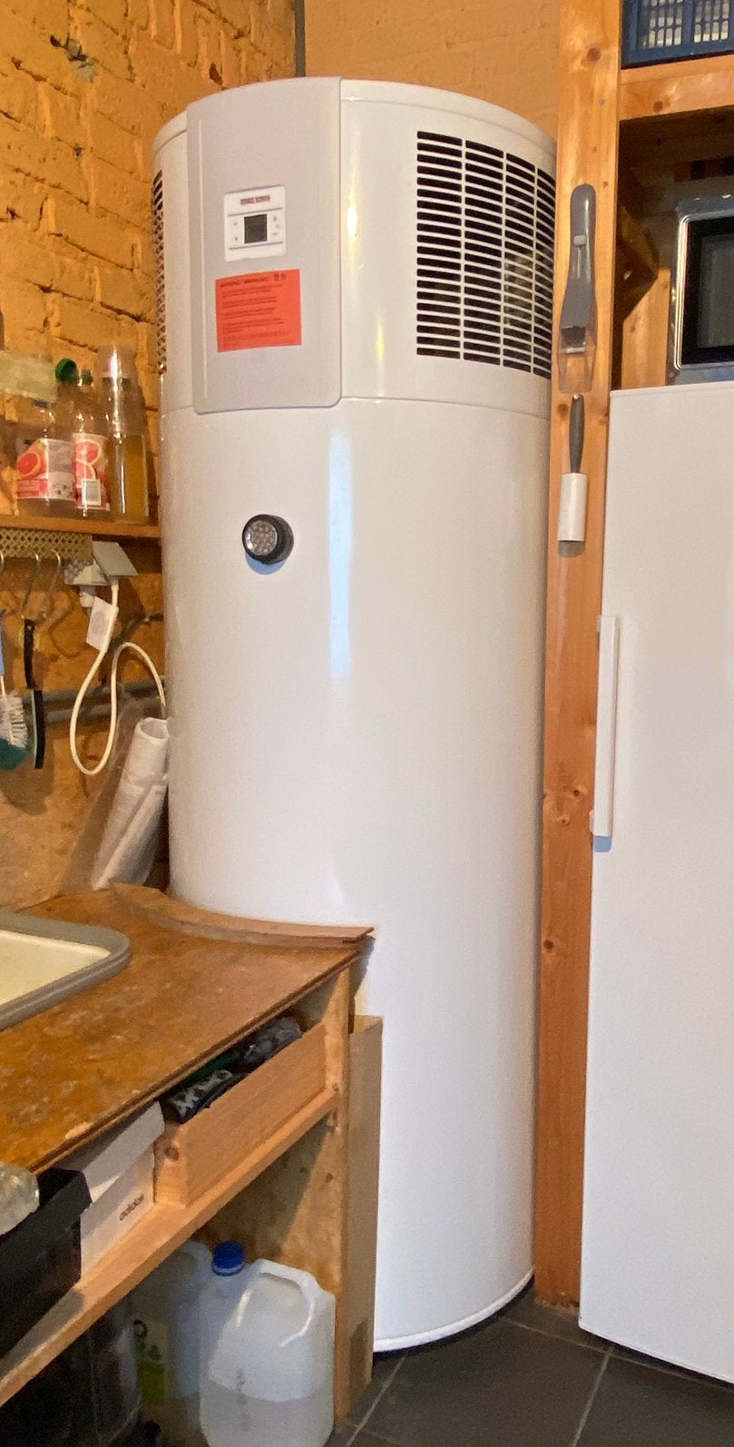 Chaudière à pompe à chaleur 300 lt, Stiebel-Eltron, 196x69cm, Enlèvement, Comme neuf, Boiler