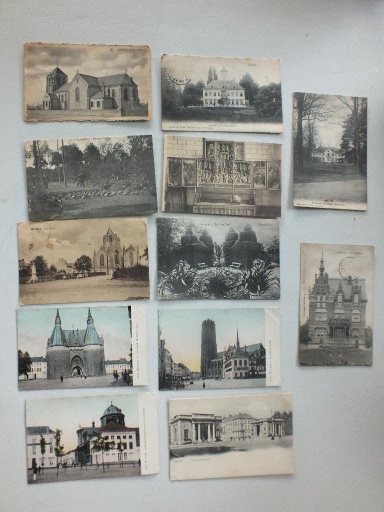 Postkaarten Bornem-Edegem-Beveren/Geel/Brasschaat/Mechelen, Ophalen of Verzenden, Ongelopen