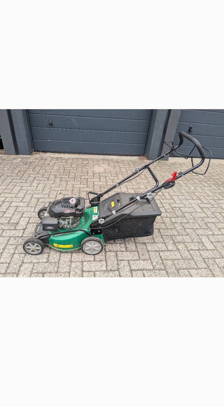Benzine circel grasmaaier 140 cc merk rhodos, Tuin en Terras, Ophalen, Zo goed als nieuw