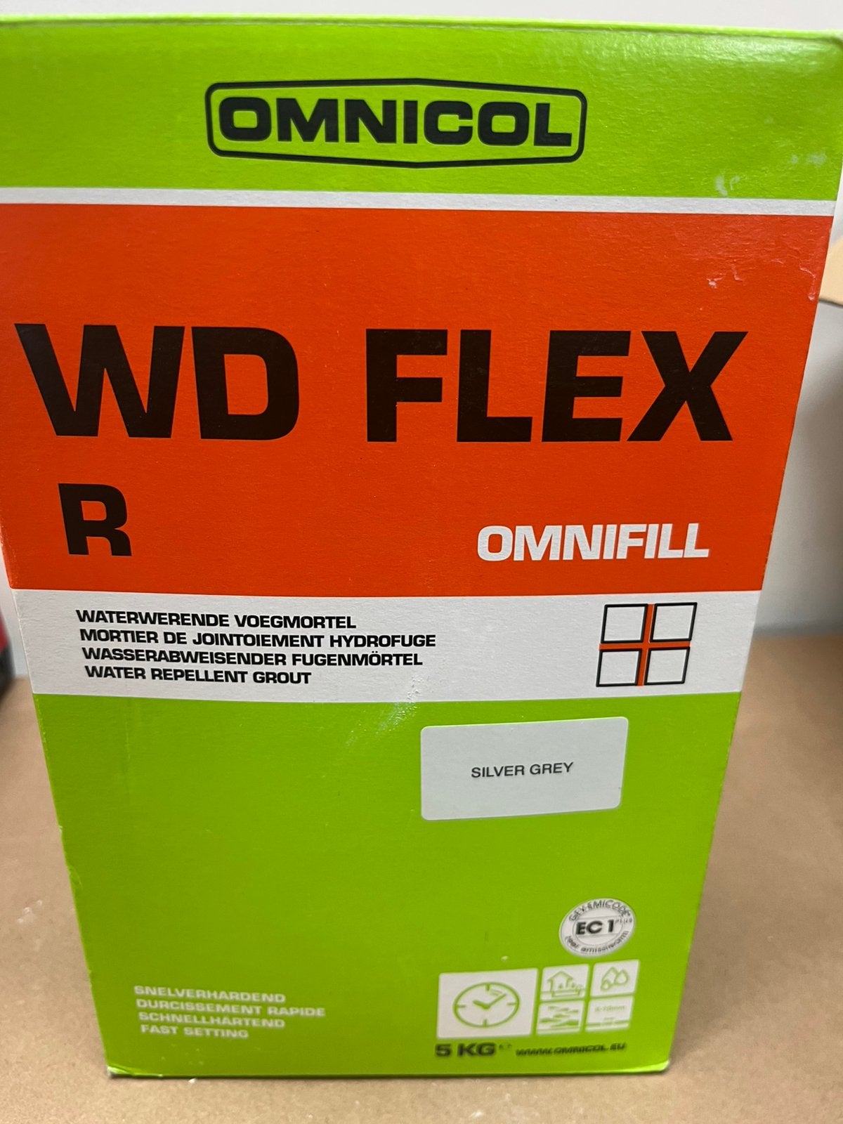 WD flex voegsel Silver grey, Ophalen, Zo goed als nieuw