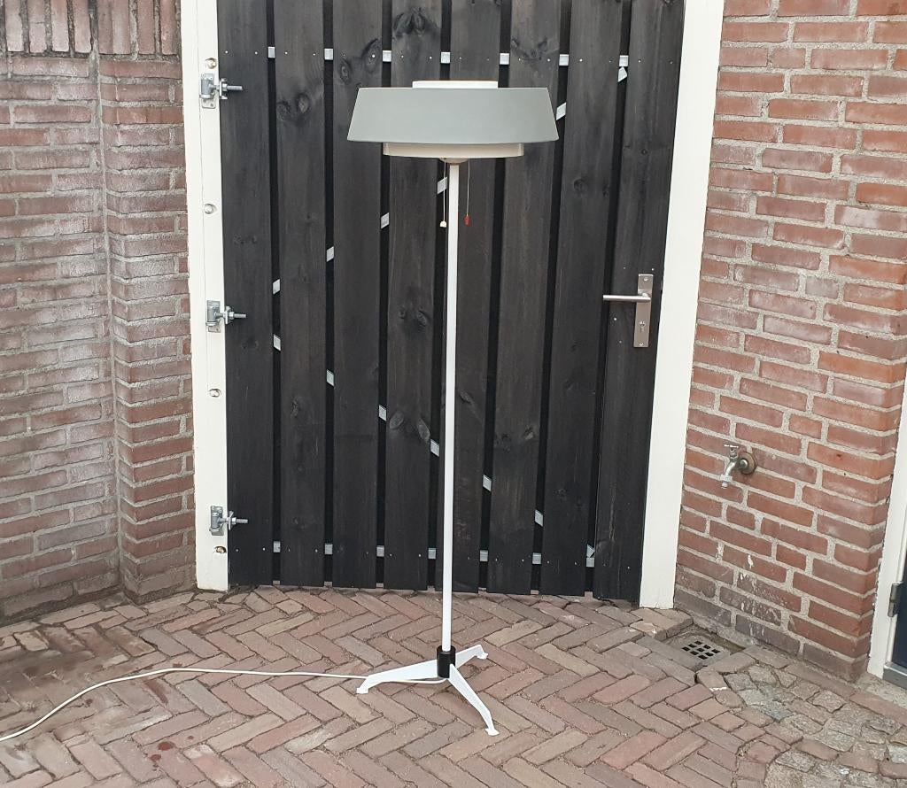 Vintage Hiemstra Evolux vloerlamp, Ophalen, Gebruikt, Overige materialen, Vintage