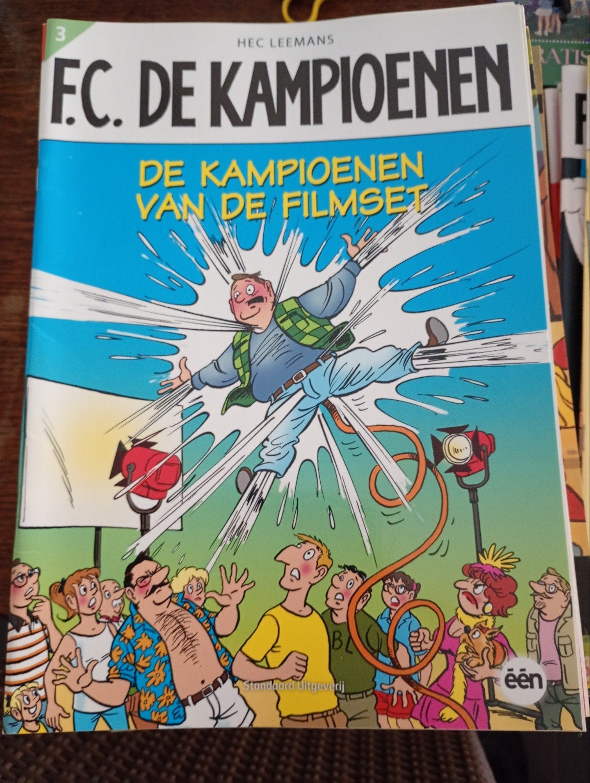 Fc de kampioenen , de kampioenen van de filmset, Ophalen