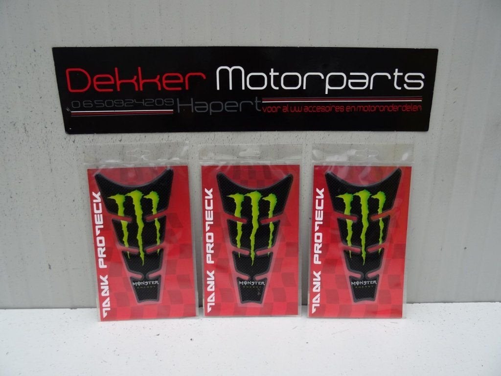 Proteck Tankpad # Monster Energy # Carbon # Uni # BMW #, Motoren, -, -, Nieuw, Ophalen of Verzenden