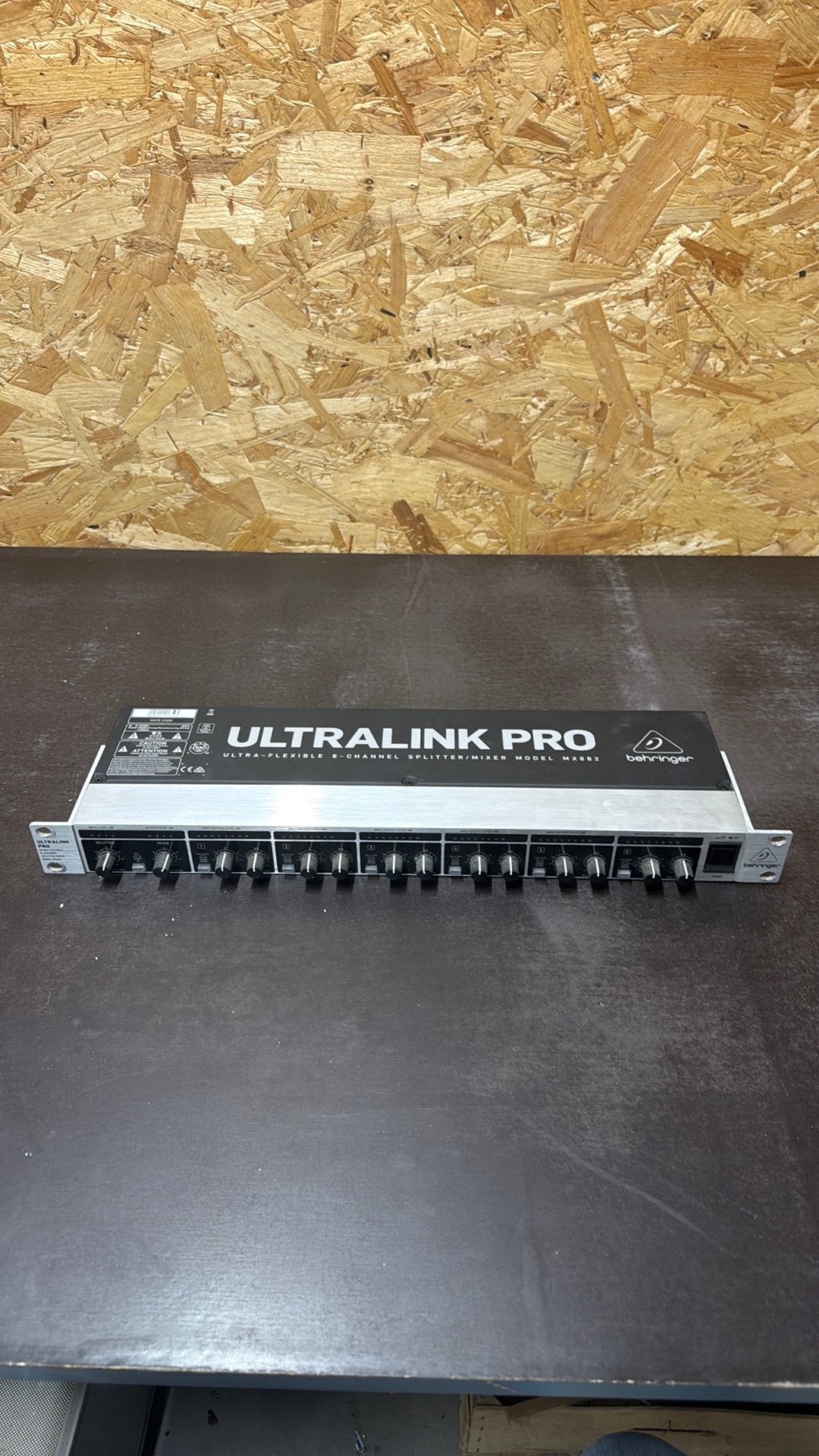 Behringer ULTRALINK PRO MX882 – 8-kanaals splitter/mixer, Muziek en Instrumenten, Ophalen, Gebruikt, Overige typen