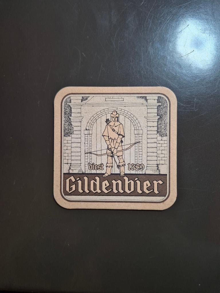 Sous bock Gildenbier (modèle 1), Verzamelen, Ophalen of Verzenden, Gebruikt, Viltje(s), Overige merken
