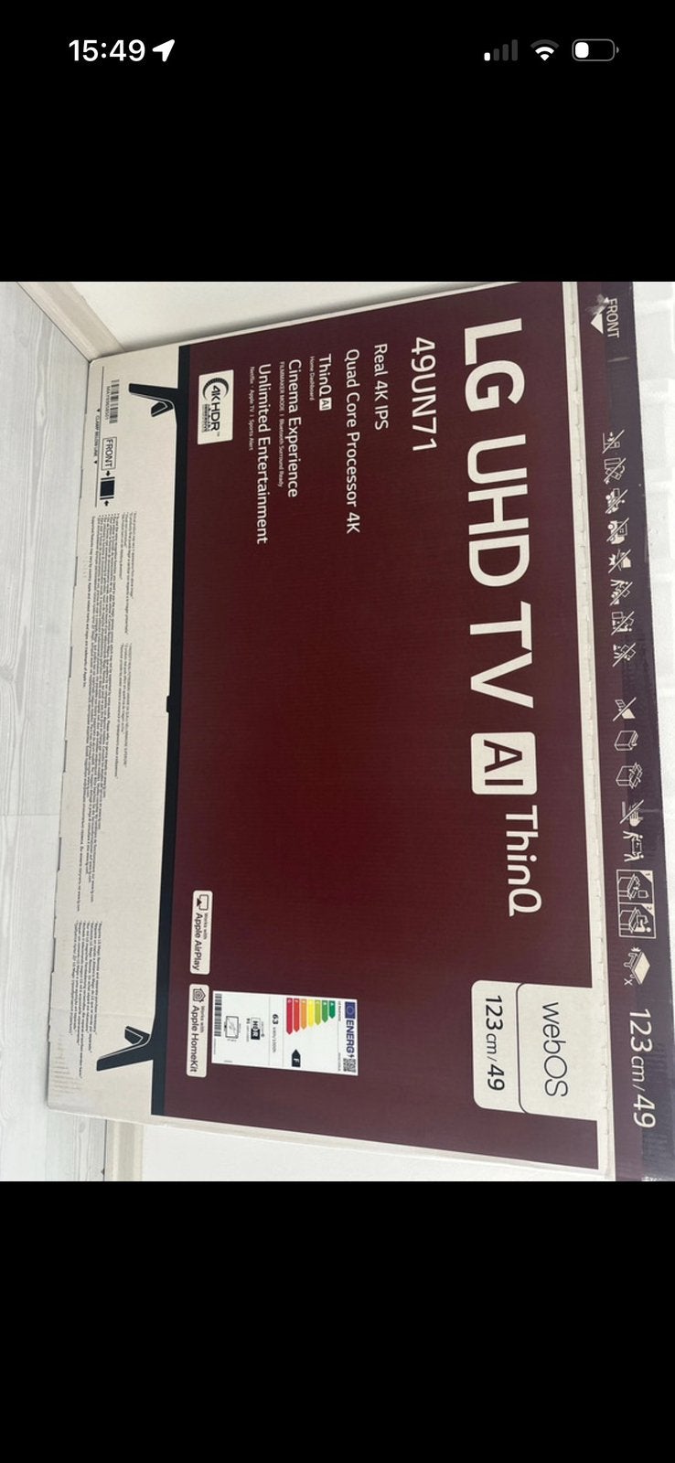 LG UHD TV, Audio, Tv en Foto, Televisies, Ophalen, Zo goed als nieuw, LG