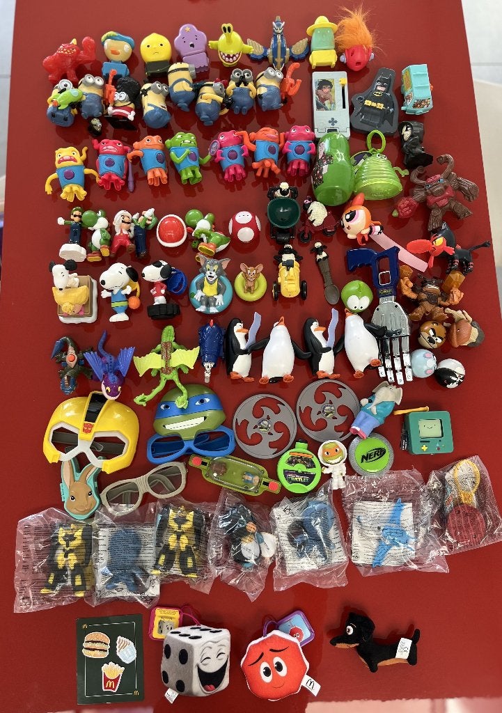 Collection McDonalds : Minions, Mario, Spiderman, Snoopy..., Enlèvement ou Envoi
