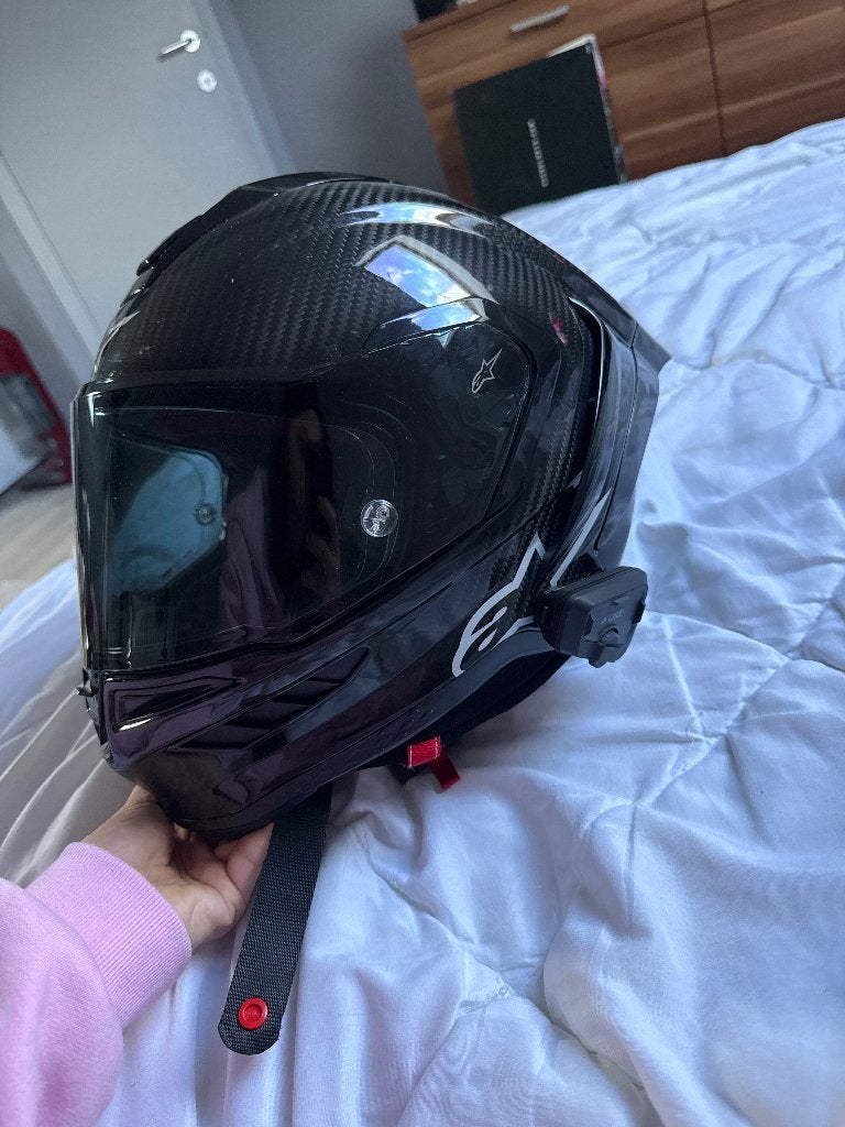 Moto helm alpinestars R10, Motoren, Ophalen, Tweedehands, S, Overige merken
