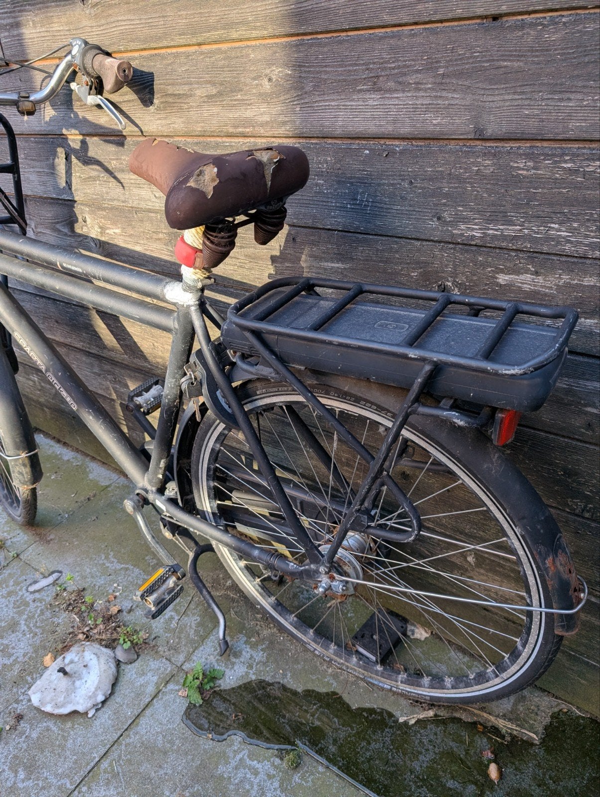 Gratis elektrische fiets met werk aan, Enlèvement