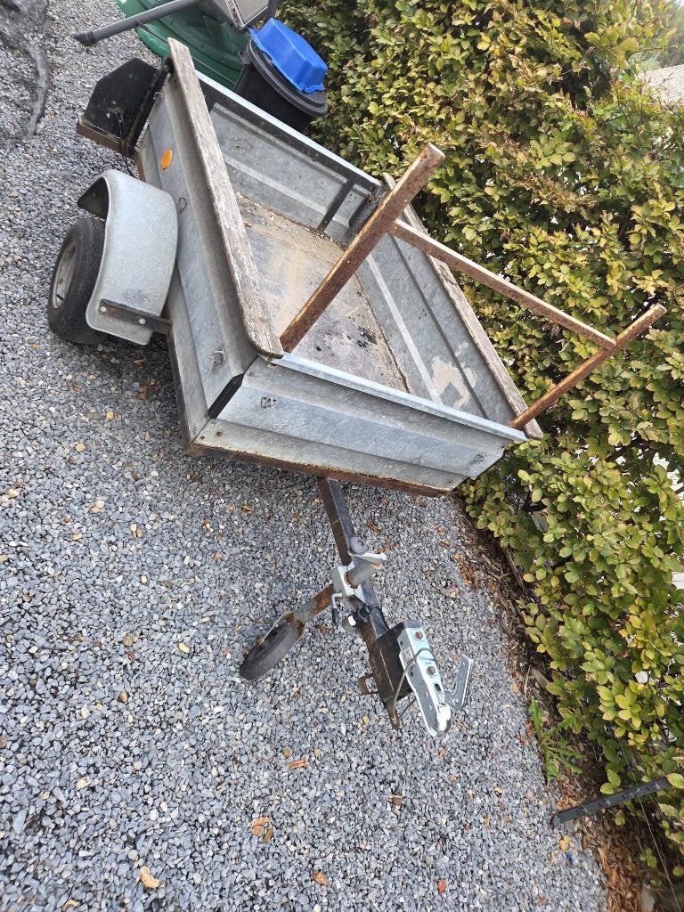 Aanhangwagen enkelas vaste prijs 150 euro, Ophalen, Gebruikt