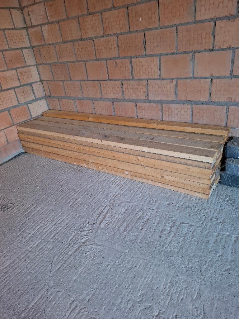 Grenen balken 2m40x13cmx4,5cm, Tuin en Terras, Ophalen, Nieuw, 180 tot 250 cm, Balken