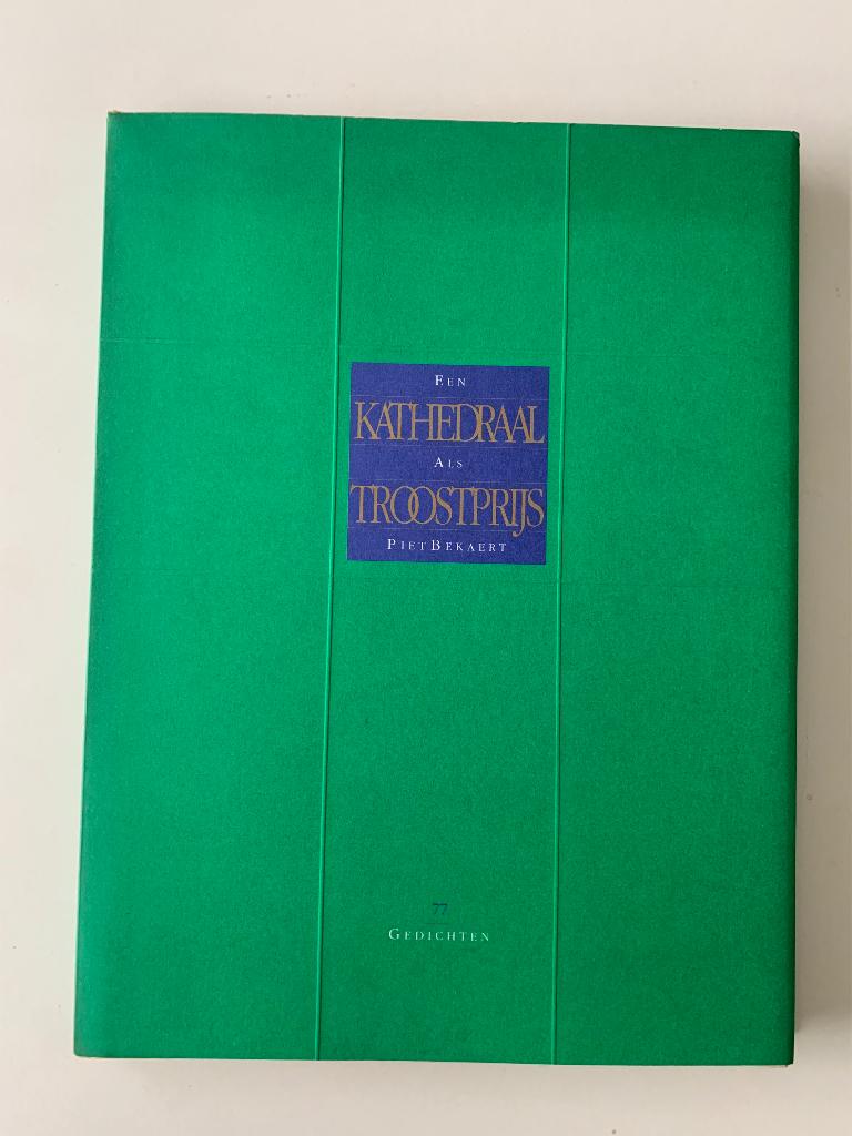 Een Kathedraal als Troostprijs 77 gedichten Piet Bekaert, Boeken, Ophalen of Verzenden, Gelezen