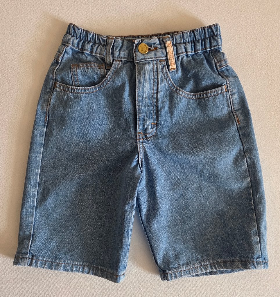 Jeansbermuda met stukje elastiek van Birgini, 128, Enlèvement ou Envoi, Comme neuf