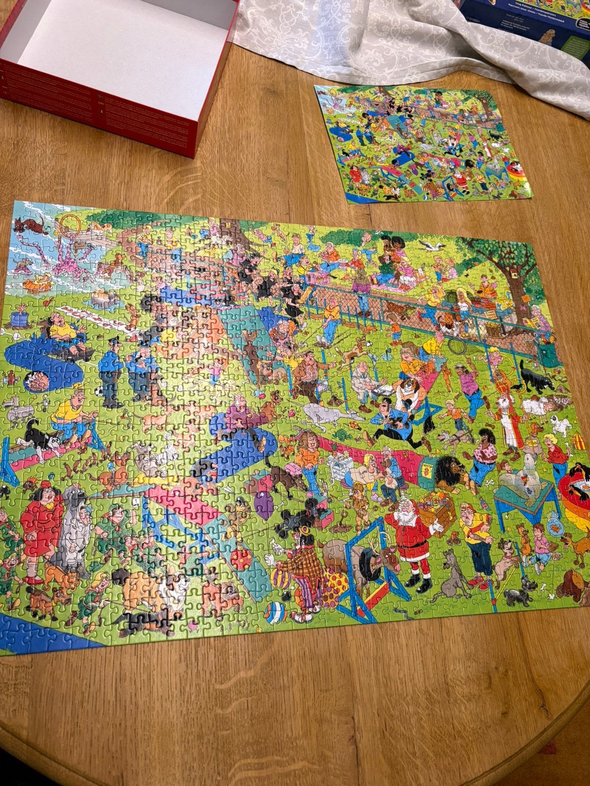 Puzzel Jan van Haasteren 1000 stukjes, Hobby en Vrije tijd, Ophalen of Verzenden, Zo goed als nieuw