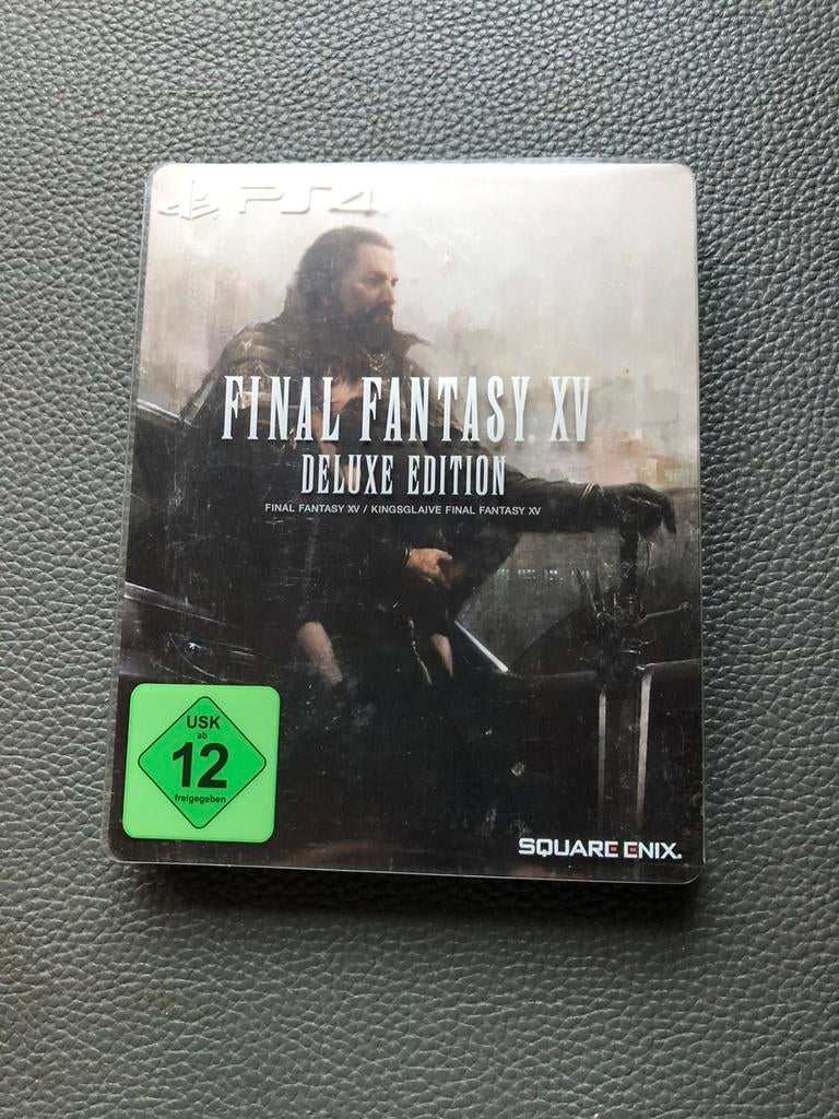 PS4 Final Fantasy XV - Deluxe Edition in metal box, Ophalen of Verzenden, Zo goed als nieuw, Role Playing Game (Rpg), Vanaf 12 jaar