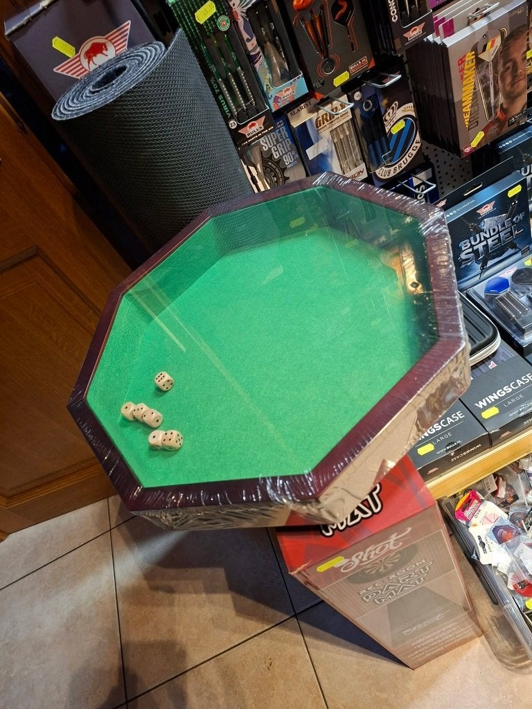 Pietjesbak met teerlingen., Sport en Fitness, Darts, Ophalen