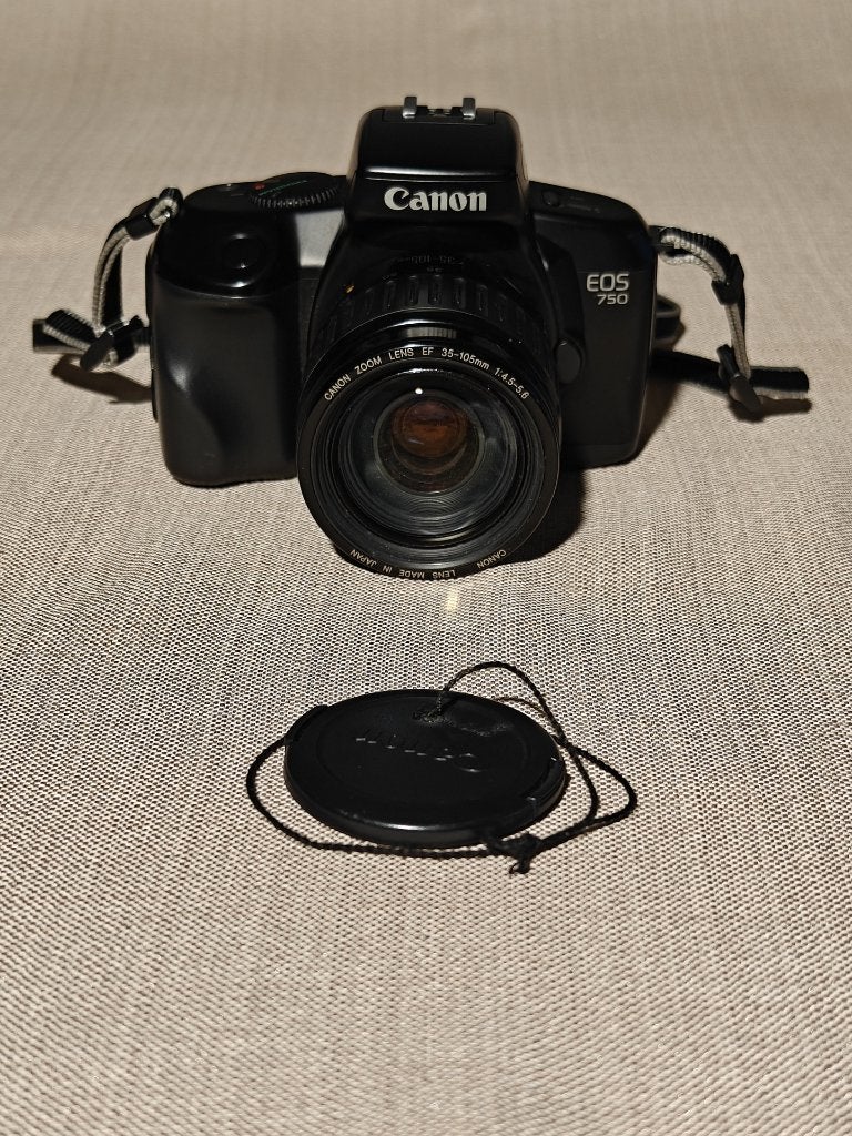 Canon EOS750 + 35-105 lens, Audio, Tv en Foto, Ophalen of Verzenden, Gebruikt, Spiegelreflex, Canon