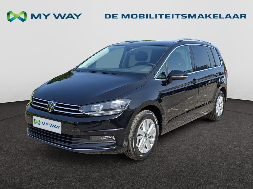 Volkswagen Touran Touran 1.5 TSI Highline OPF DSG, Auto's, Volkswagen, Automaat, Monovolume, Zwart, 148 g/km