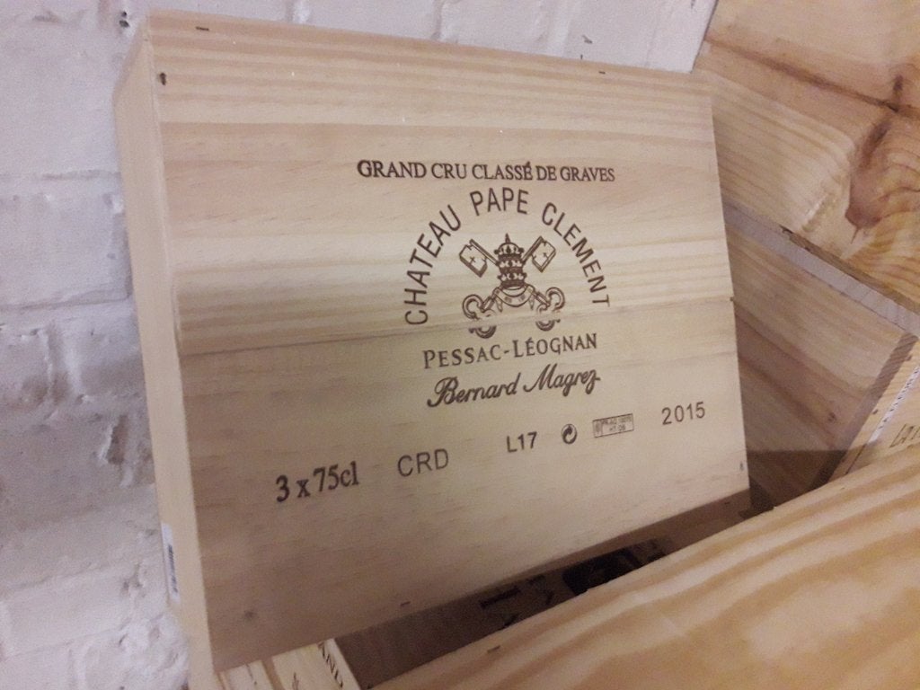 GCC - Chateau Pape Clement 2015 - CBO 3Bt, Collections, Neuf, Pleine, Vin rouge, France