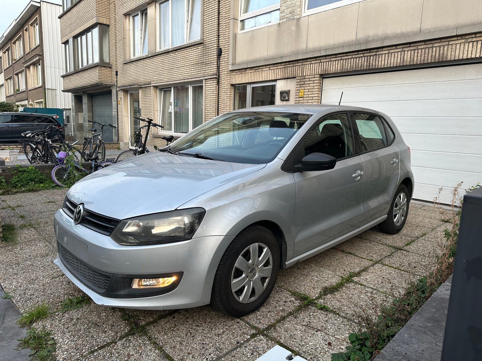 Volkswagen Polo 1.2i Benzine km 158..dkm Blanco gekeurd, Auto's, Bluetooth, 5 deurs, Particulier, Zilver of Grijs